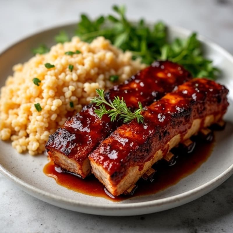 Baked Baby Back Ribs with Sticky BBQ Glaze