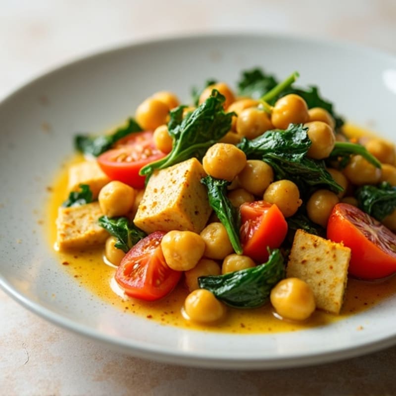Creamy Coconut Chickpea and Spinach Curry