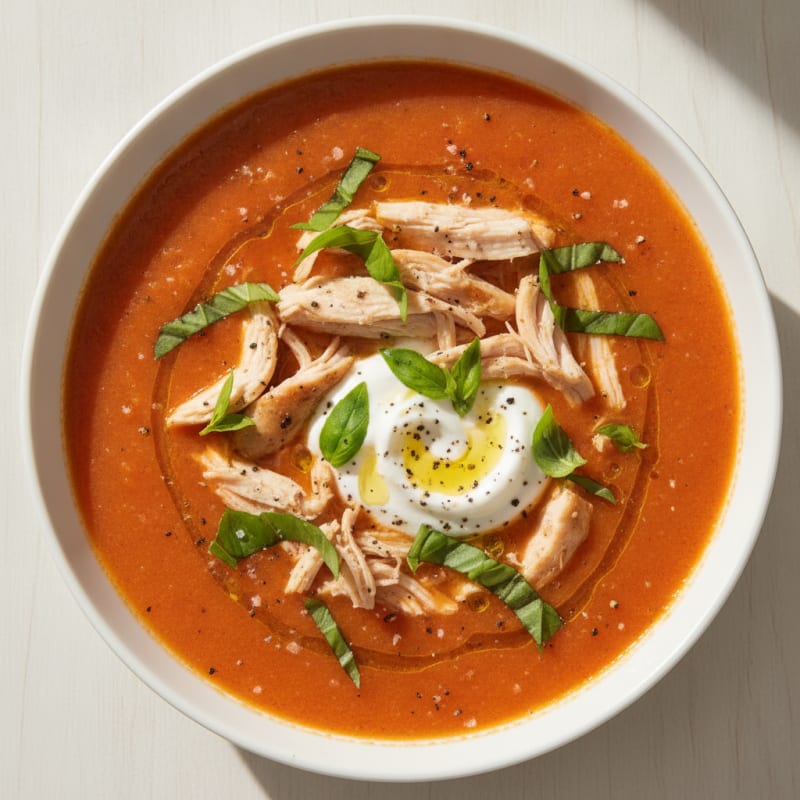 Roasted Tomato Basil Soup