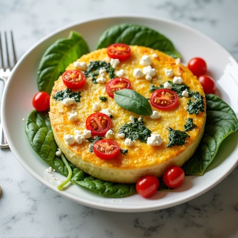 Fluffy Herb-Baked Egg White Frittata