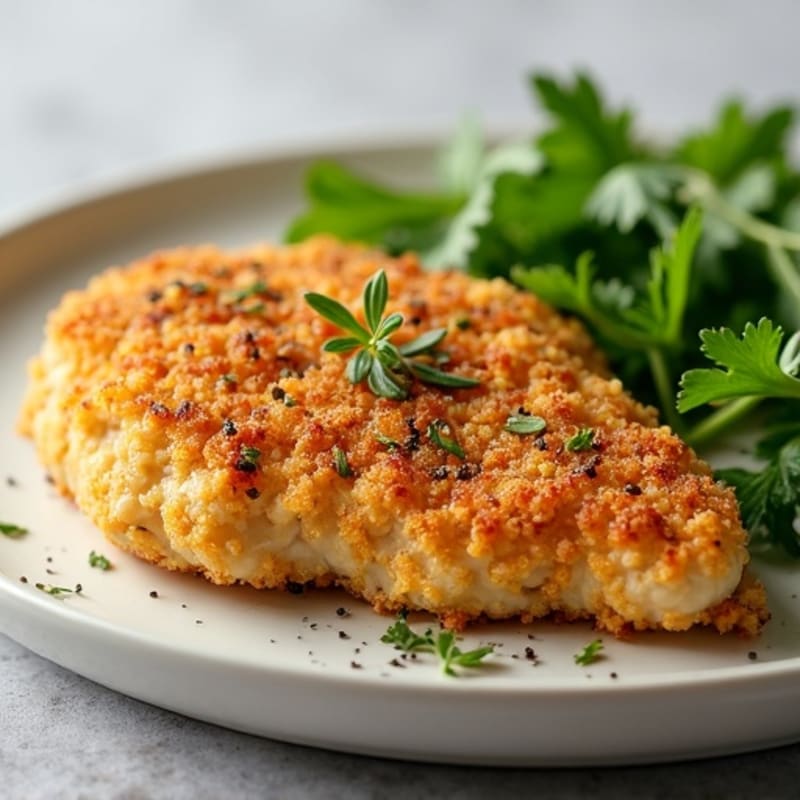 Crispy Baked Buttermilk Chicken with Herbs