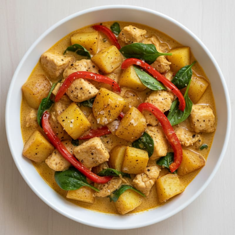 Creamy Coconut Chicken Curry with Potatoes