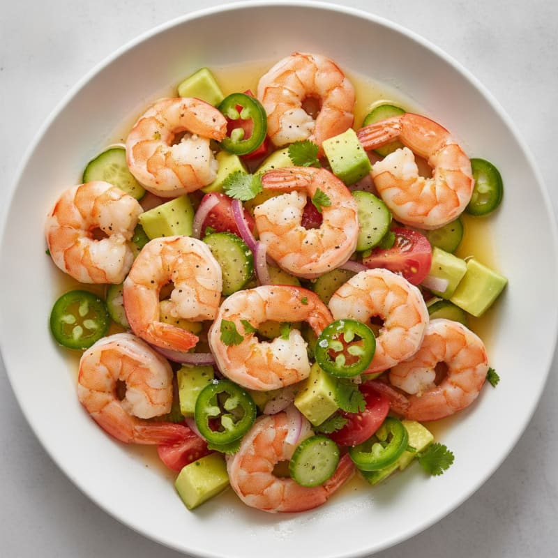 Zesty Shrimp Avocado Ceviche