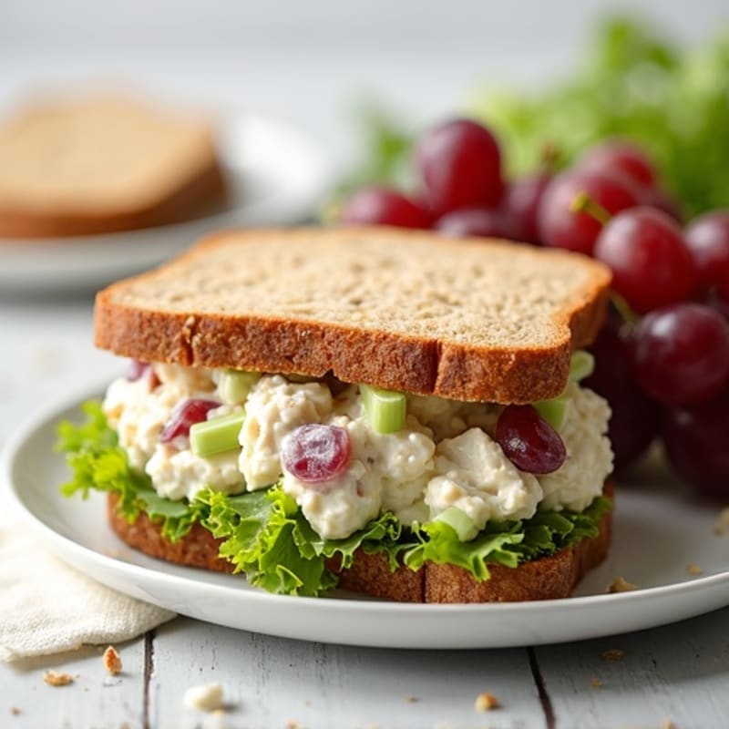 Creamy Fresh Chicken Salad Sandwich