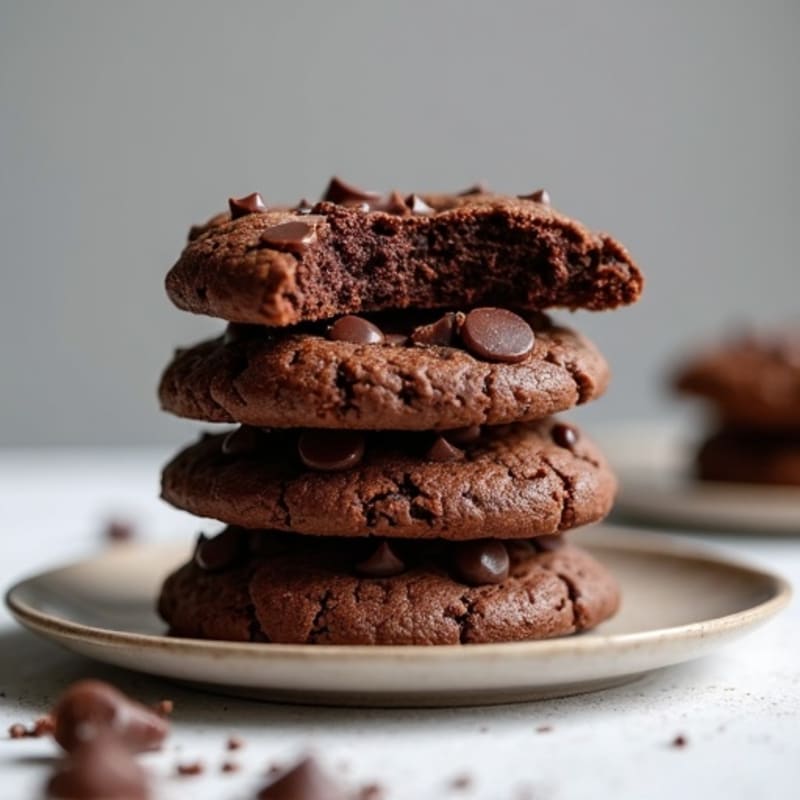 Protein-Packed Fudgy Chocolate Cookies