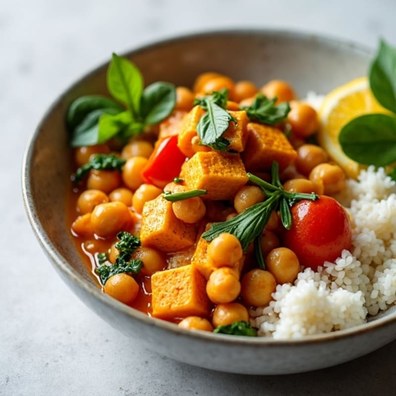 Hearty Spiced Chickpea Curry