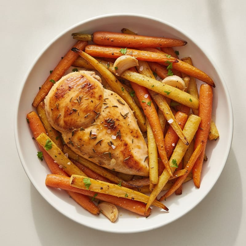 Herb-Roasted Chicken with Root Vegetables