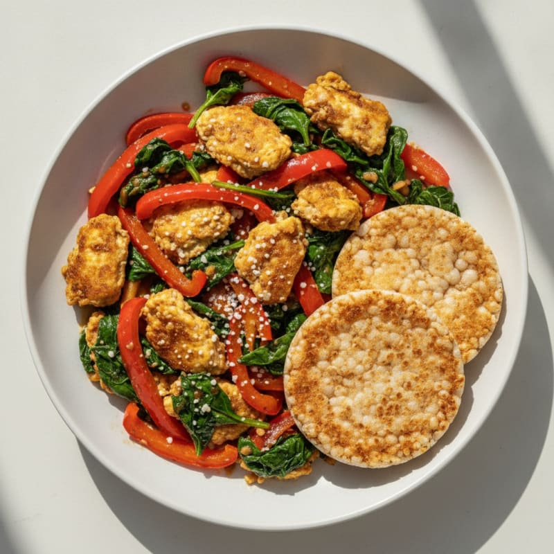 Egg and Veggie Stir-Fry with Protein Powder Boost