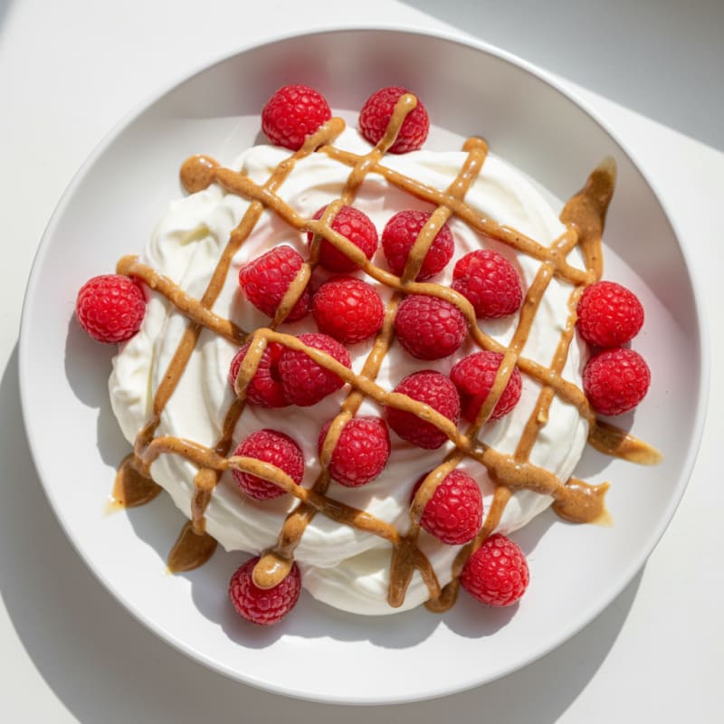 Silky Greek Yogurt Protein Mousse with Berries