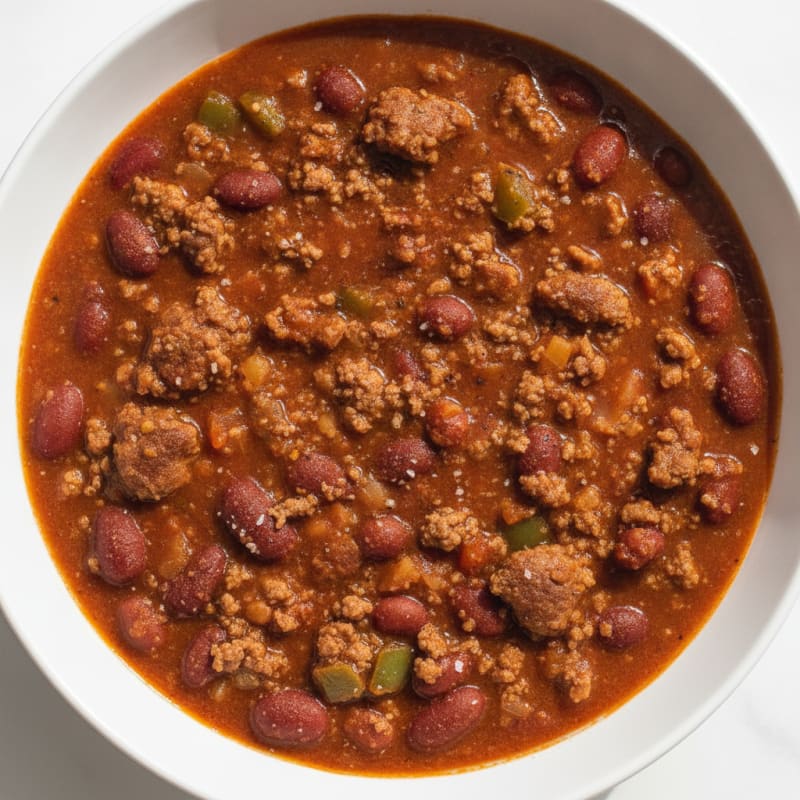 Hearty Slow Cooker Beef Chili