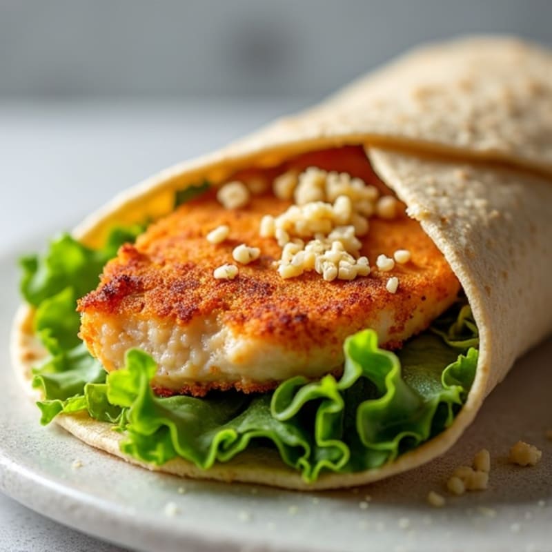 Crispy Chicken Caesar Wrap