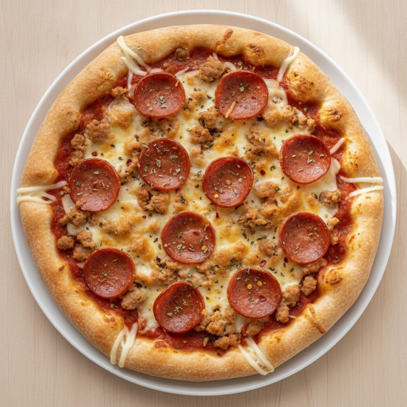 Meat Lovers Stuffed Crust Pizza