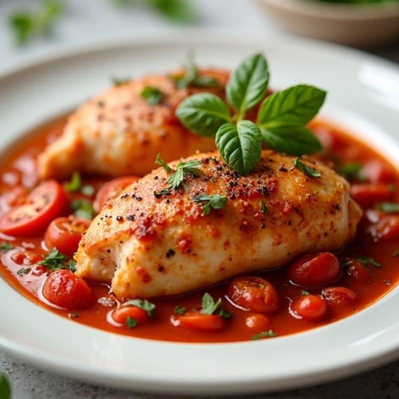 Creamy Spiced Tomato Chicken