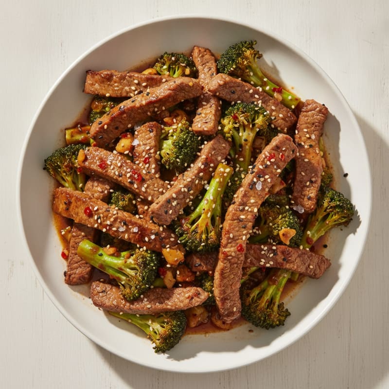 Sesame Beef and Broccoli Stir-Fry