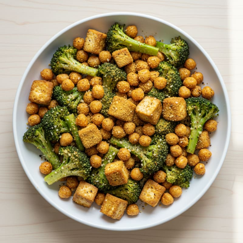 Roasted Chickpea and Veggie Power Bowl