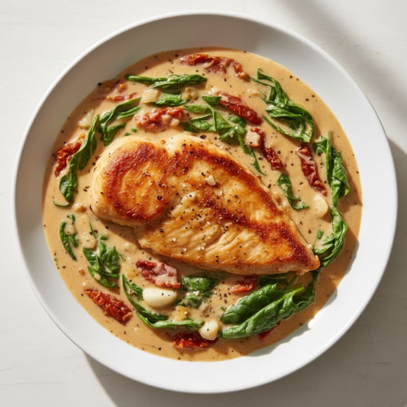 Creamy Tuscan Chicken Skillet