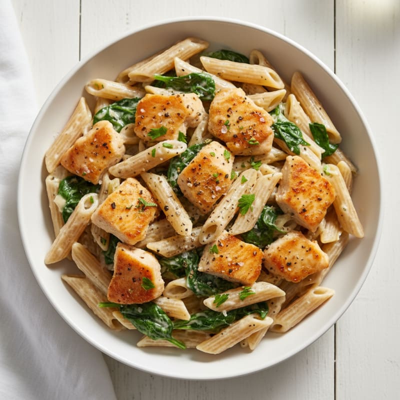Creamy Garlic Parmesan Chicken Pasta