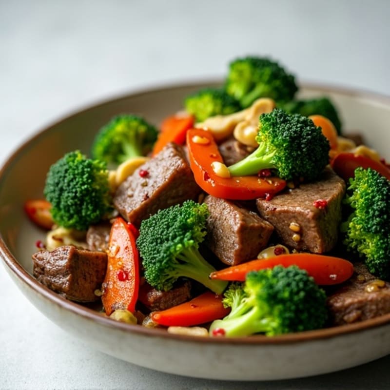 Garlic Ginger Beef and Broccoli Stir-Fry