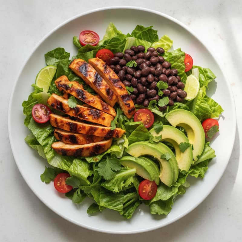Chipotle Chicken and Avocado Salad