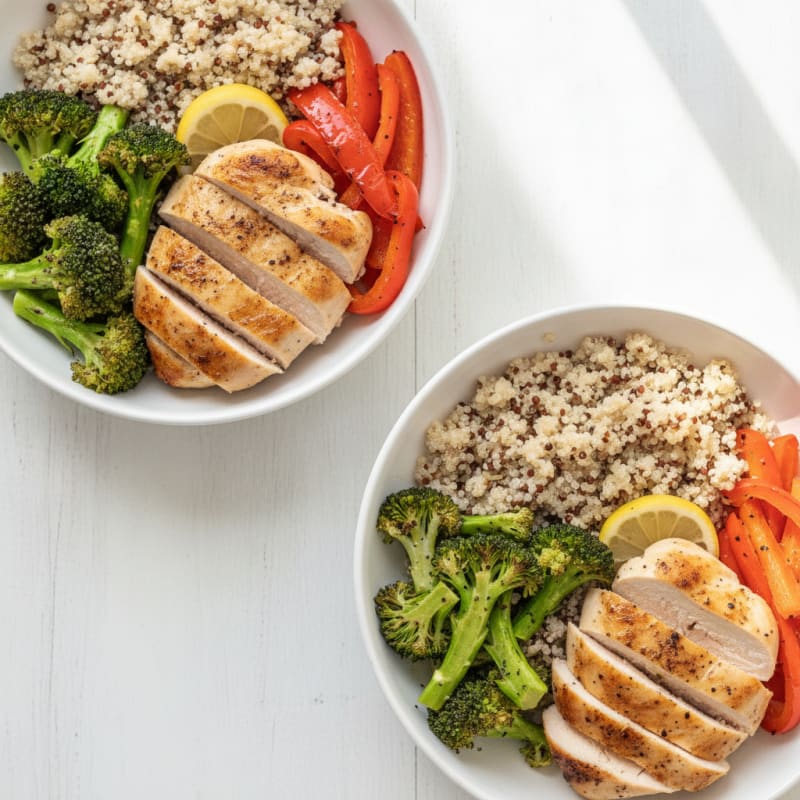 Chicken and Veggie Meal Prep Bowls