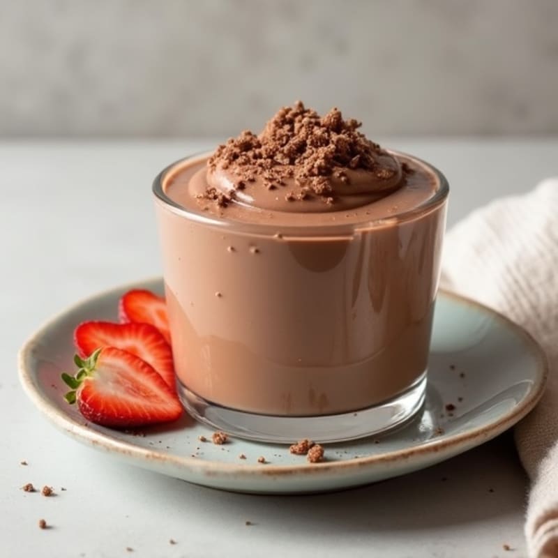 Silky Chocolate Protein Pudding