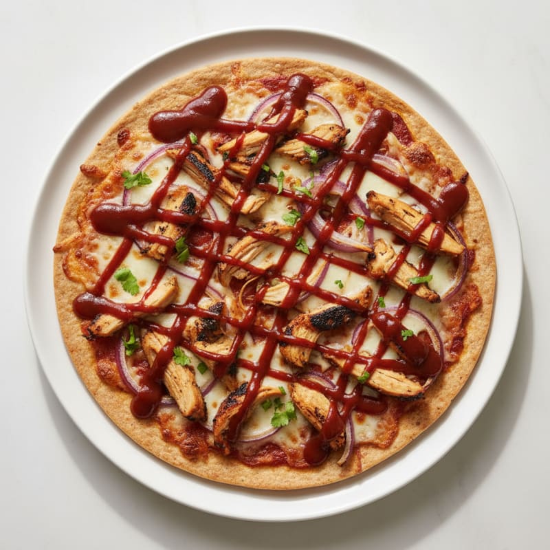 Smoky BBQ Chicken and Caramelized Onion Pizza