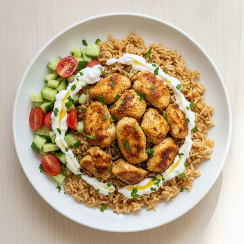 Chicken Shawarma Rice Bowl
