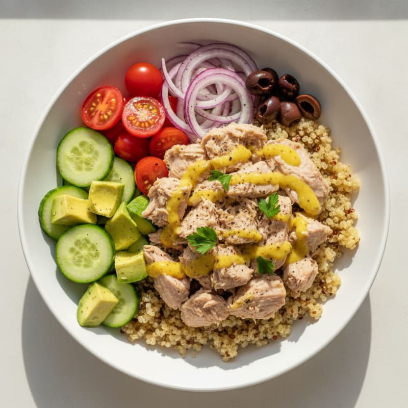 Tangy Tuna Salad Bowl