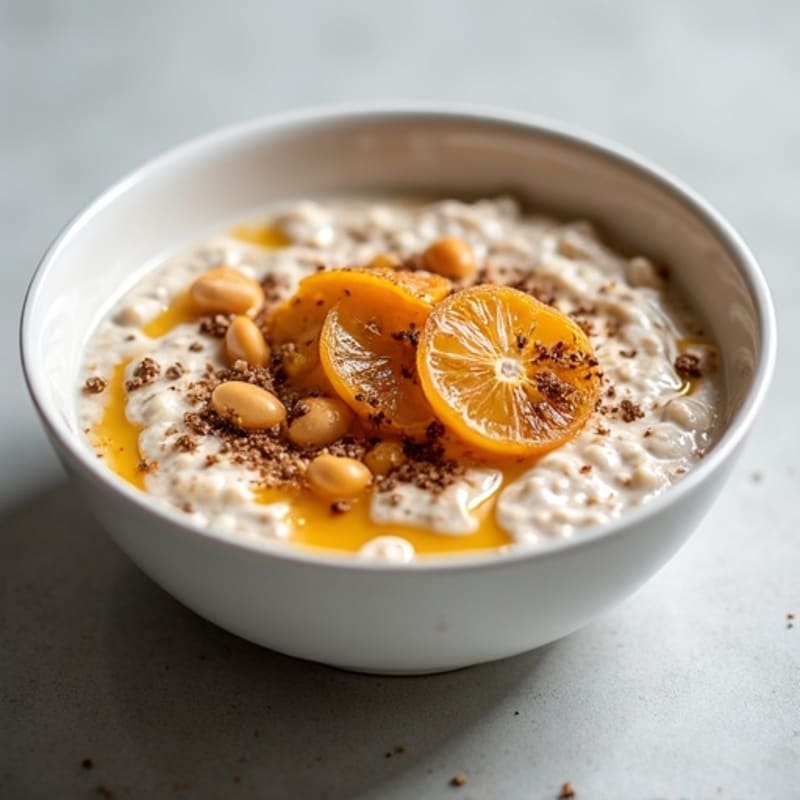 Healthy Creamy Chia Overnight Oats