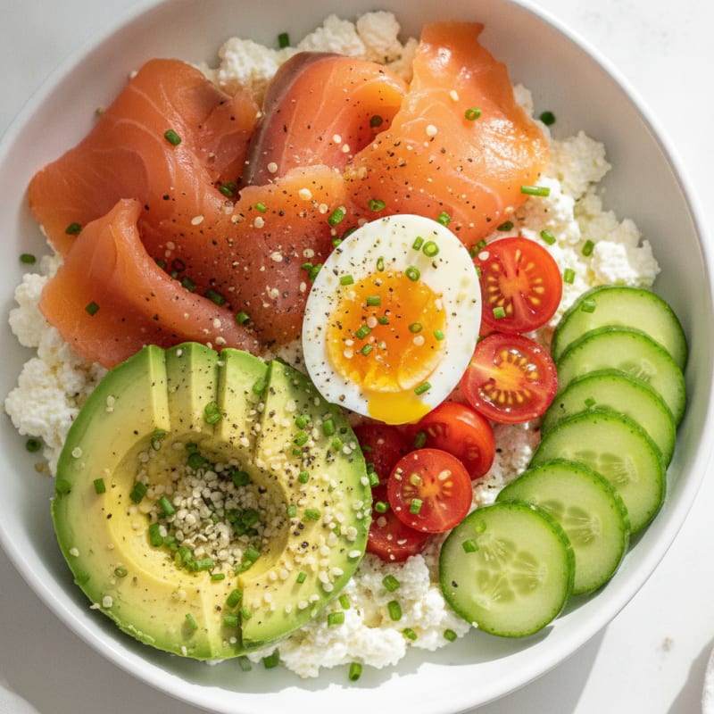 Savory Cottage Cheese Breakfast Bowl