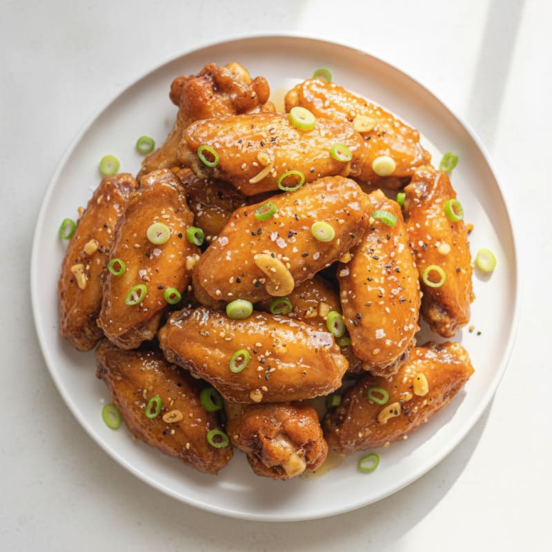Honey-Garlic Glazed Chicken Wings