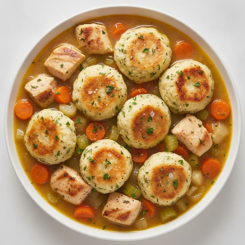 Homestyle Chicken and Herb Dumplings