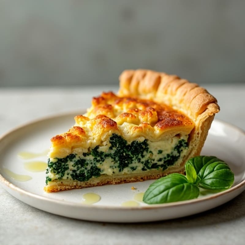 Crispy Baked Spinach and Feta Pie