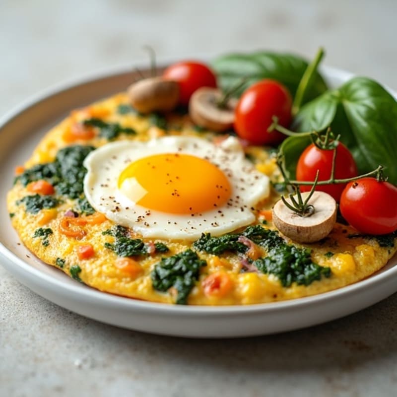 Fluffy Egg and Vegetable Frittata