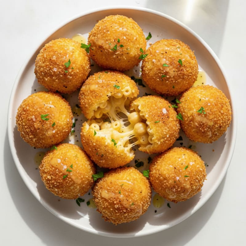 Deep-Fried Mac & Cheese Balls