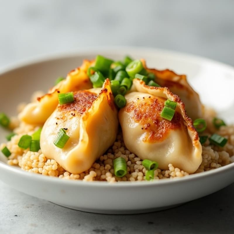 Lightened-Up Chicken and Cauliflower Dumplings