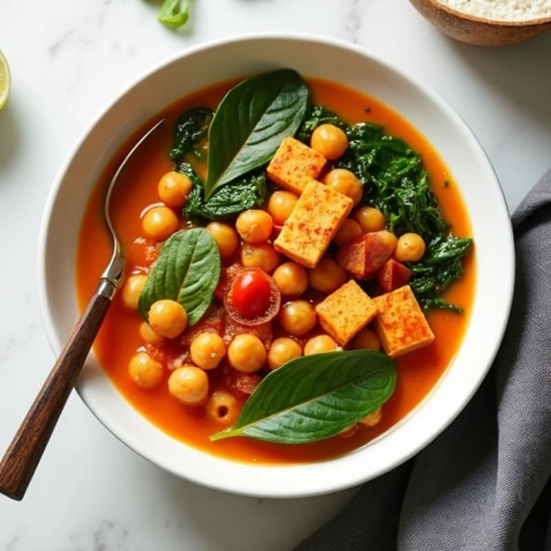 Fragrant Chickpea and Tomato Curry Bowl