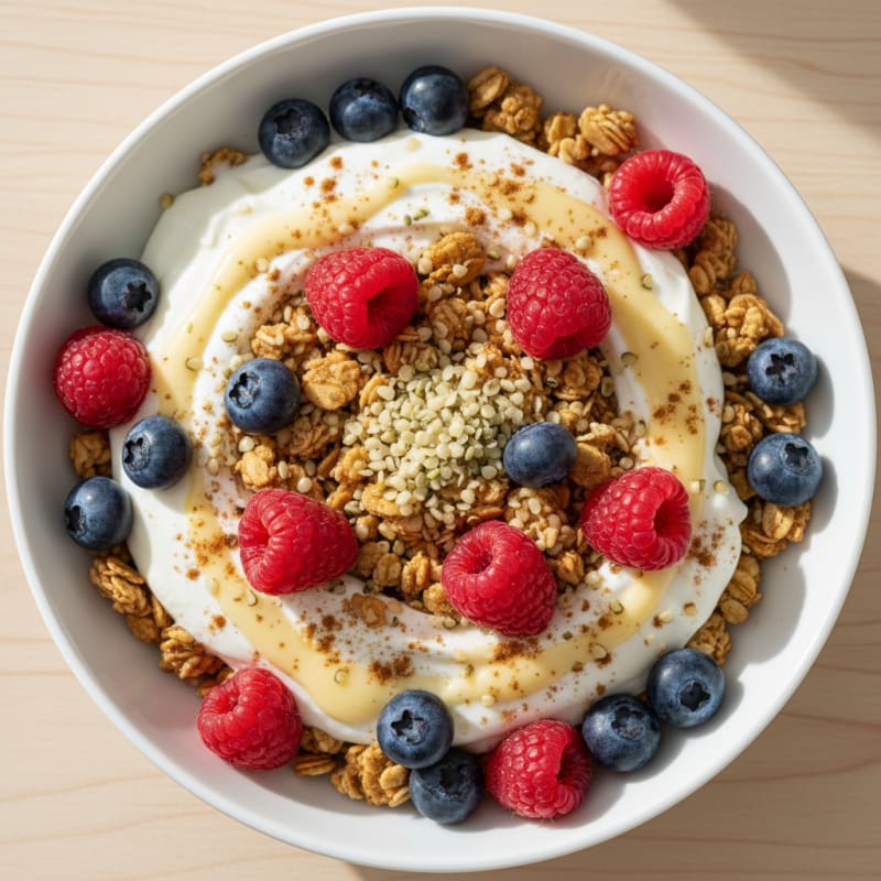 High-Protein Berry Yogurt Parfait