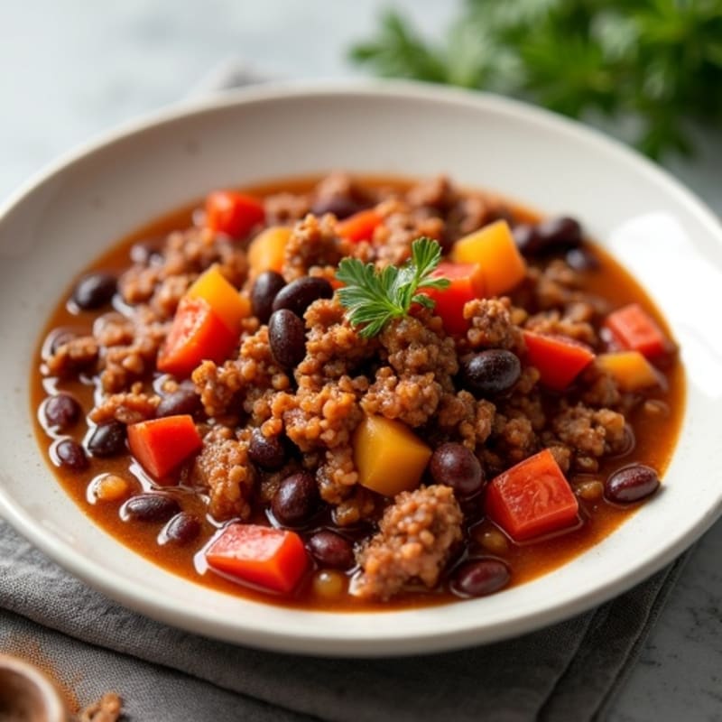 Hearty Lean Beef & Bean Homestyle Chili