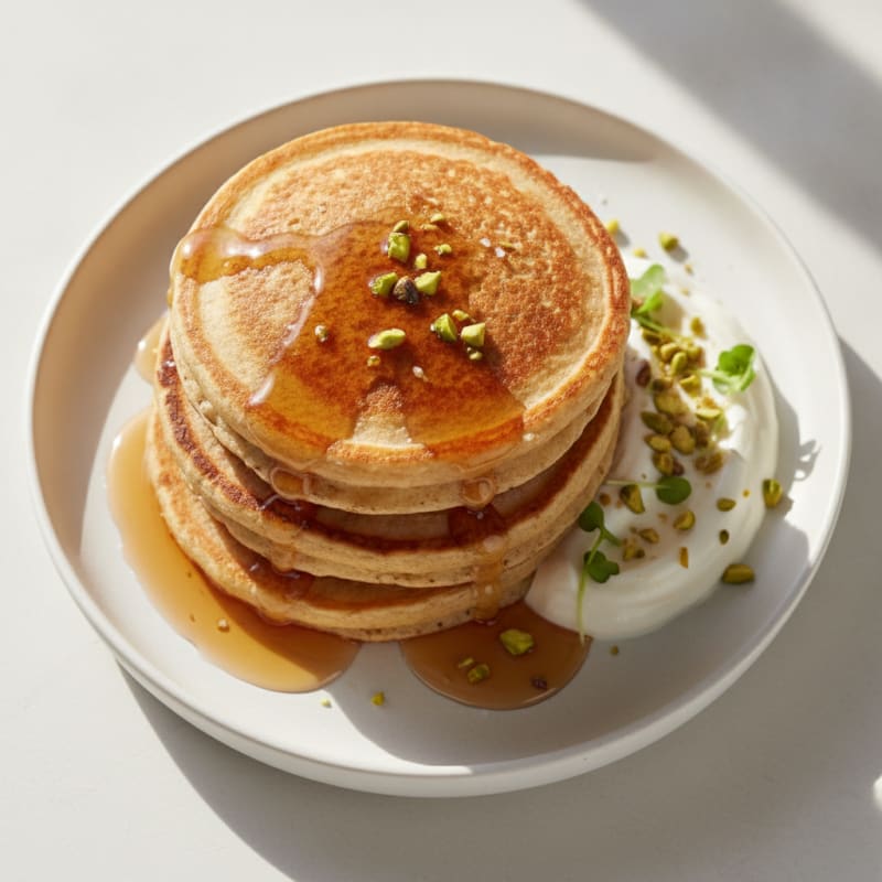 Protein-Packed Fluffy Buttermilk-Style Pancakes