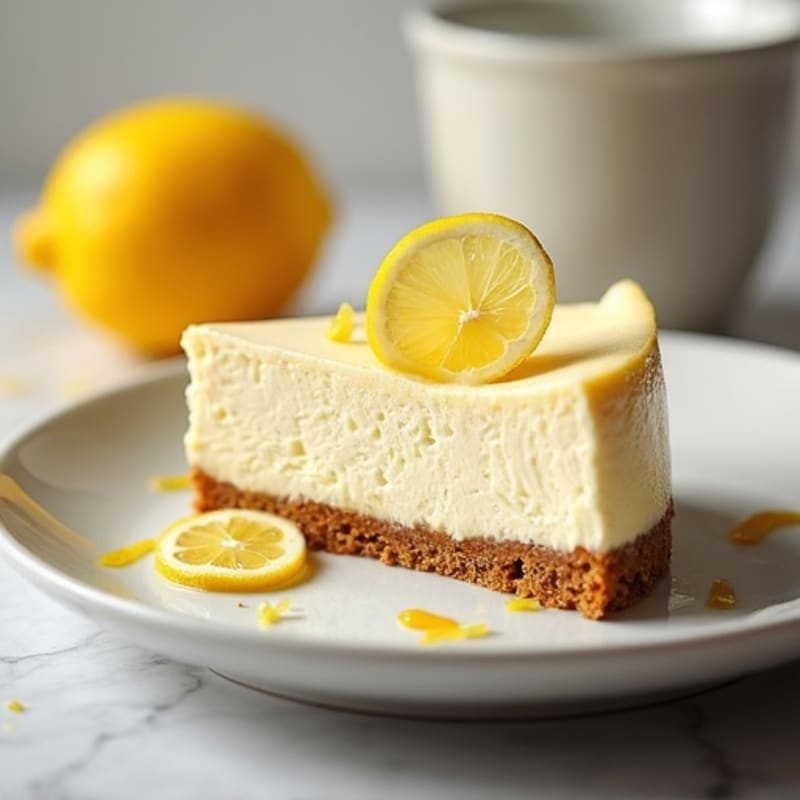 Silky Greek Yogurt Protein Cheesecake