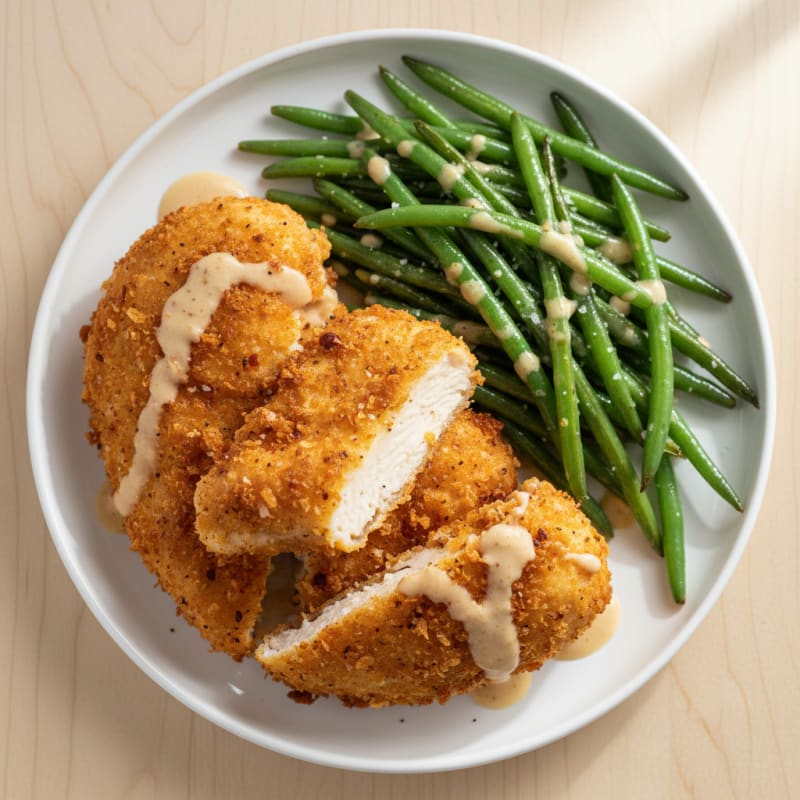 Crispy Buttermilk Fried Chicken Feast