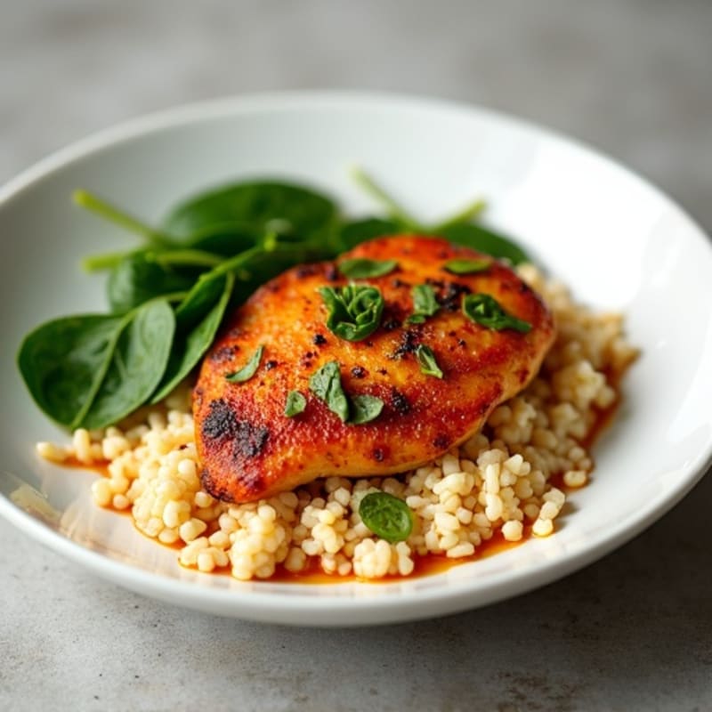 Pan-Seared Spiced Chicken with Creamy Coconut Sauce