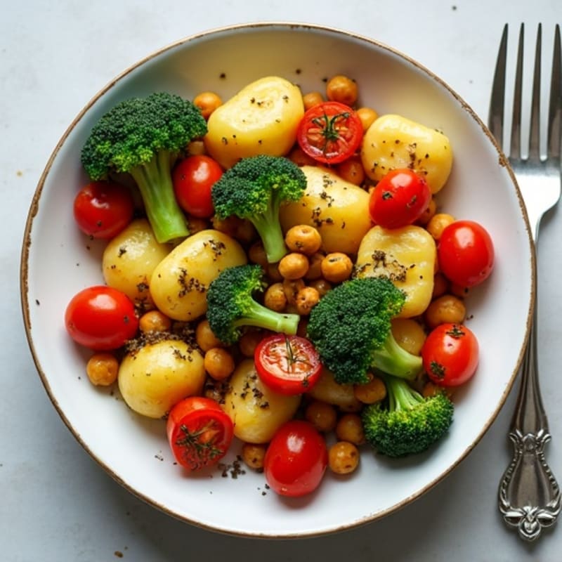 Sheet Pan Ricotta Gnocchi with Roasted Broccoli and Cherry Tomatoes