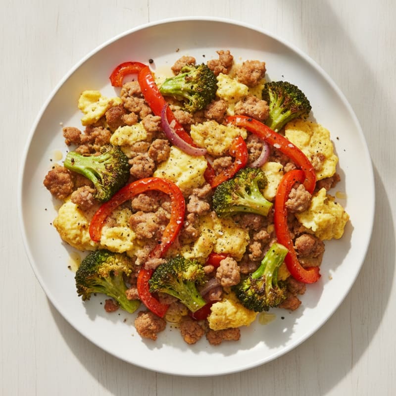 Sheet Pan Eggs with Roasted Vegetables