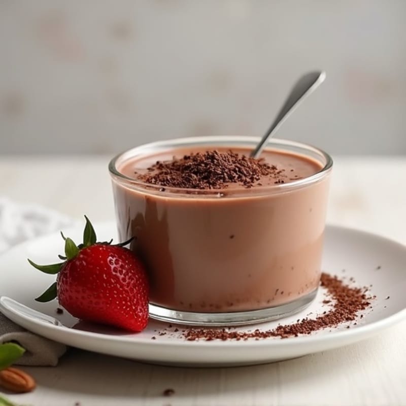 Silky Chocolate Protein Pudding with Greek Yogurt