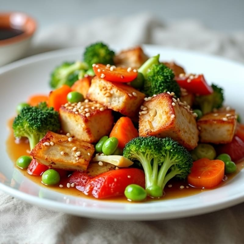 Chicken and Crispy Vegetable Stir-Fry