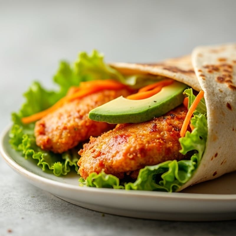 Crispy Buffalo Ranch Chicken Wrap
