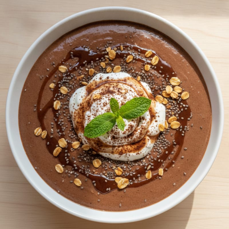 Silky Chocolate Protein Pudding