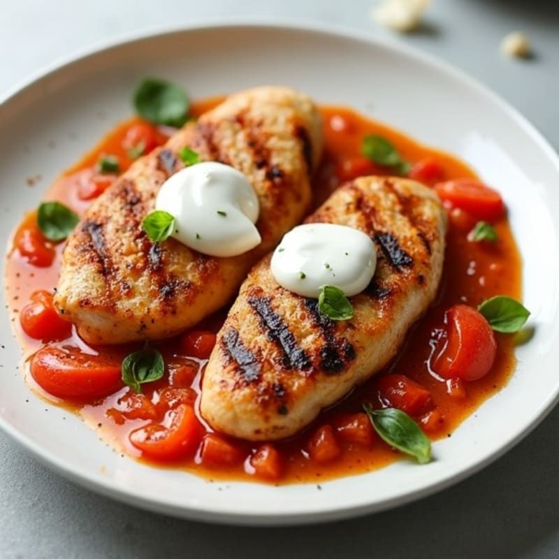 Chicken with Creamy Spiced Tomato Sauce